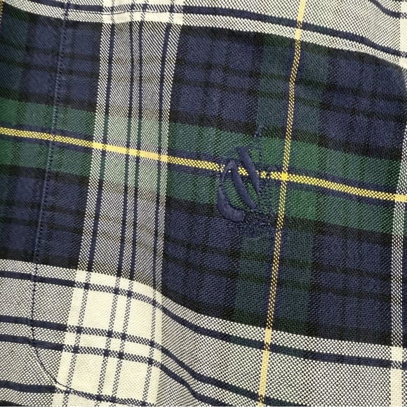 Nautica Men’s XXL Vintage 90s Plaid Button Down Shirt – Made in Jamaica - Picture 5 of 7